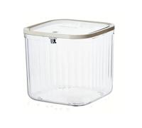 EnxJire Boîte rangement capsules lessive 1 mini organiseur de bureau transparent et étanche, boîte rangement for dosettes lessive détachant(WHITE-L)