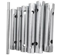 EnxJire Clé à robinet monobloc Jeu de clés à douille tubulaires de 6 à 17 mm, clé à douille creuse for tube de bouchon, clé à filtre