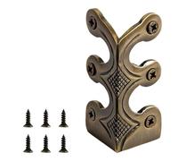 EnxJire Protections d'angle pour plinthes en métal Lot de 6 Protections d'angle en Fer Vintage for plinthes, for espaces résidentiels et commerciaux(Color 4)