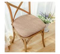 EnxJire Support Coussin Canapé 1 Coussin de Chaise épais, Doux et Confortable, légèrement poncé, Amovible Couleur Unie(Beige)