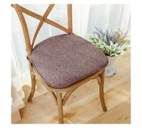 EnxJire Support Coussin Canapé 1 Coussin de Chaise épais, Doux et Confortable, légèrement poncé, Amovible Couleur Unie(Coffee)