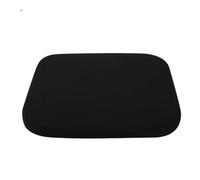 EnxJire Support Coussin Canapé Coussin de Chaise en éponge Respirant for Jardin extérieur, Housse Amovible, imperméable, à Nouer, Tapis siège for canapé ou(Black,40x40x4cm)
