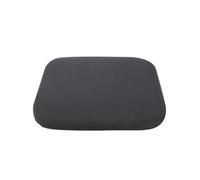 EnxJire Support Coussin Canapé Coussin de Chaise en éponge Respirant for Jardin extérieur, Housse Amovible, imperméable, à Nouer, Tapis siège for canapé ou(Dark Grey,40x40x4cm)