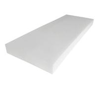 EnxJire Support Coussin Canapé Mousse Blanche 45D Haute densité, Coussin de Banc, Matelas, Housse Rechange for Rembourrage(160x40x3cm)