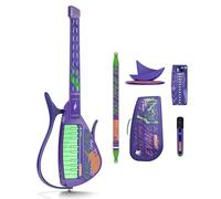Enya CYBER-G Smart E-Guitare - Collaboration Officielle Evangelion, Guitare Électrique & Acoustique Innovante Sans Cordes en Fibre de Carbone avec Apprentissage App, Effets Guitare Voyage Portable