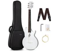 Enya Guitare Acoustique Enfants Set- Fibre de carbone Blanc Nova Go Guitare (Acoustiques, Blanc)