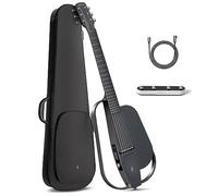 Enya Guitare Électrique Acoustique NEXG2 - Noir 3/4 Pouces Smart Audio Guitar NEXG 2 Édition de Base en Fibre Carbone pour Adultes Avec Haut-parleur Sans Fil 80W Footswitch Chargeur y Funda