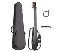 Enya NEXG 2N Lucifer Guitare Électro-Acoustique Carbone - Éd. Andrea Chiarini - Système Audio 50W, Micro Sans Fil, Casque Hi-Fi, Pédale