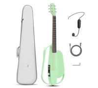 Enya NEXG SE Ensemble de Guitare - Professionnel 38'' Guitare Électro-Acoustiques en Fibre de Carbone Verte pour Adultes Enfants Voyage à la Maison, à L'école, Aux Fêtes, aux Concerts, Cadeau Festif