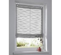 Enya Store romain avec œillets - Semi-transparent - 45 x 140 cm (l x H)