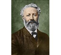 ENYLUFUT Célèbre Imprimé sur Toile Peinture d'art Murale Portrait de Jules Verne écrivain français par Nadar Affiche Imprimé Pour la Décoration Murale 60x90cm