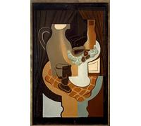 ENYLUFUT De Célèbres Tableaux Tableau Vintage Images Abstraites Peinture broc et composteur Juan Gris par Juan Gris Affiche Decoration Murale Pour les Décorations pour la Maison 60x90cm