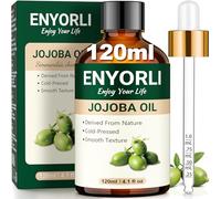 ENYORLI Huile de Jojoba 120 ml Soin Polyvalent Visage, Corps & Cheveux - Dosage Précis grâce à sa Pipette Graduée - Texture Fine pour Peaux Mixtes à Grasses - Idéale Démaquillage & DIY