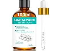 ENYORLI Huile Essentielle de Bois de Santal Naturelle 100ml, Intense et Concentrée, Pour Diffuseur, Massage Relaxant, Bougies Maison, Parfum d’Ambiance, Méditation et Ambiance Zen
