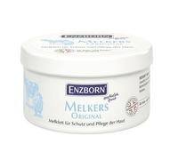 ENZBORN® MELKERS Original Graisse à traire | Convient également pour les mains rugueuses | Soin hydratant intensif | Avec du vrai lait de vache | Nutriments précieux | 3 x 250 ml