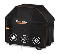 Enzeno Housse de barbecue résistante aux intempéries - 106 x 49 x 102 cm - Pour barbecue à gaz - Imperméable à la poussière - Pour Weber, Brinkmann, Char Broil - Noir