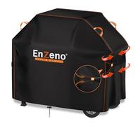 Enzeno Housse de barbecue résistante aux intempéries - 170 x 70 x 120 cm - Pour barbecue à gaz - Anti-poussière - Pour Weber, Brinkmann, Char Broil - Noir
