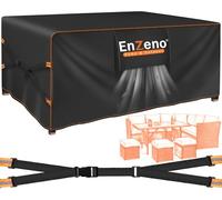 Enzeno - Nouvelles Housses de Meubles de Jardin Améliorées Imperméables, Housses de Meubles d’Extérieur en Tissu Oxford 500D Très Résistantes, Aérations Plus Larges pour Chaise de Patio et Table en
