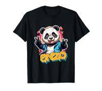 ENZO - beau nom de garçon avec un panda mignon T-Shirt