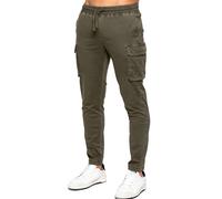 Enzo Cargo Pantalon Hommes Décontracté Léger Coton Extensible Travail S-2XL