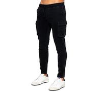 Enzo Cargo Pantalon Hommes Décontracté Léger Coton Extensible Travail S-2XL