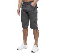 Enzo Cargo Short Hommes Combat Travail Décontracté Poches Coton Été Demi Pant