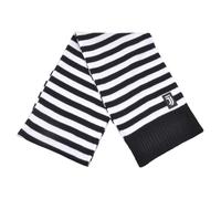 Enzo Castellano Écharpe Juventus d'hiver produit officiel rayures blanc noir 100% acrylique 25 x 180 cm mod. 131029 Juve A