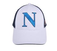 Enzo Castellano SSC NAPOLI Chapeau Baseball Produit Officiel 123308 Junior, Blanc, Taille Unique