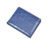 Enzo Castellano SSC Napoli Portefeuille en cuir ligne 2 officiel - Couleur - Noir, dimensions - Uni