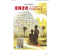 Enzo et le géant de plastique - Marie Garnier - Du Poutan Eds - broché - Roman junior