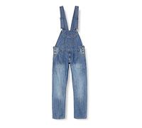 Enzo Men's EZD390 VEN Denim Dungarees Overalls, Light Stonewash, 50