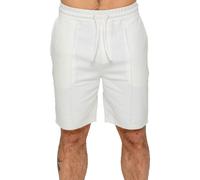 Enzo Homme Shorts Stretch Légers Décontractés Été Mi-Cuisse Cordon Jersey
