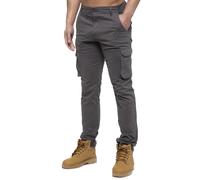 Enzo Hommes Cargo Combat Pantalon Chino Coton Jean Décontracté Vêtement Travail