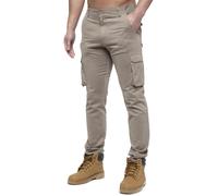 Enzo Hommes Cargo Combat Pantalon Chino Coton Jean Décontracté Vêtement Travail
