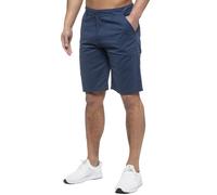 Enzo Hommes Short Chino Coton Coupe Standard Demi Pantalon Décontracté Plage Été
