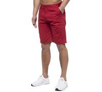 Enzo Hommes Short Chino Coton Coupe Standard Demi Pantalon Décontracté Plage Été