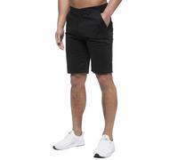 Enzo Hommes Short Chino Coton Coupe Standard Demi Pantalon Décontracté Plage Été