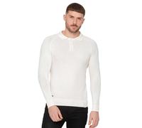 Enzo Hommes Sweat-Shirt Uni Pullover Léger Casual En Coton Tricoté