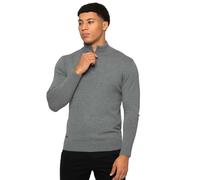 Enzo Hommes Sweat-Shirt Uni Pullover Léger Casual En Coton Tricoté