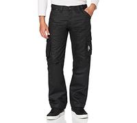 Enzo Jean Coupe Ample pour Homme - Noir - W36/L34