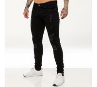 Enzo Jean Slim Fit Homme Stretch Denim Pantalon Déchiré Tous Tailles UK