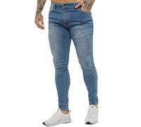 Enzo Jeans Moulant Homme Coupe Slim Extensible Souple Pantalon Coton Tailles UK
