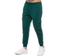 Enzo Mens Cargo Joggers Resserré Pantalons Gym Coupe Standard de Jogging Polaire
