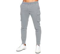 Enzo Pantalon Cargo Homme Coton Élasthanne Élastique Cordon Taille S-2XL