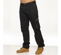 Enzo Combat Jeans Hommes Cargo Pantalon Décontracté Travail UK Taille