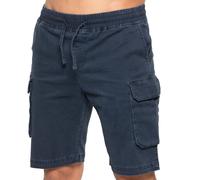 Enzo Pantalons Cargo Pour Hommes En Coton Combat Stretch Élastique Mi-Longs