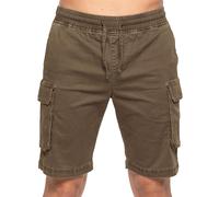 Enzo Pantalons Cargo Pour Hommes En Coton Combat Stretch Élastique Mi-Longs