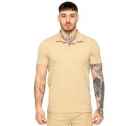 Enzo Polo Homme 1/4 Zip Col Ouvert Manches Courtes Été S-2XL