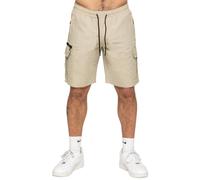 Enzo Shorts Cargo Hommes Taille Élastique Été Léger Pantalon