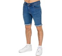 Enzo Shorts en Jean Coton Extensible Slim Fit Été Pantalon mi-cuissard